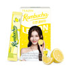 Teazen Lemon Kombucha Tea Hydration Drink Mix Sugar Free Live Probiotics And Prebiotics 10 Sticks 1.76Oz