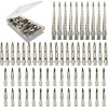Hijeaton Metal Duckbill Hair Clips For Women Styling Curl Silver Rollers