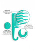 Xo Curls Shower Detangling Comb Wide Tooth Comb With Hook For Easy Hanging In Shower Removes Knots And Tangles Gently