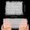 Chuangdi 100 Pcs Disposable Spa Headbands For Women Makeup Face White