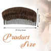 Willbond 3 Pieces Invisible False Hair Clips Increased Pad Bump It Up Volume Hair Base Fluffy Princess Styling Insert Tool For Women Girls