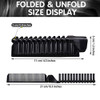 10 Pcs Portable Travel Folding Comb Brush Combo Compact Foldable Hair Brush Pocket Size Comb Double Headed For Women Men Homeless Hotel