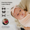 Copper Pearl Ribbon Baby Bows Headbands For Baby Girls Newborn Headband Bows Infant Hair Bows For Baby Girl Nylon Baby Girl Bows And