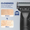 Arisson Men S Razors Set Includes 1 Ergonomic Design Razor Handle 4 Blade Refills Travel Blade Cover Shave Gel Pink
