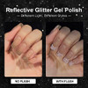 Gaoy Reflective Glitter Gel Nail Polish Set Of 6 Colors Uv Gel