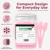 Kopperko Cosmetic Spatulas 2.5 Inch 100 Pack Pink