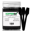 Kopperko Mini Lotion Spatula 2.5 Inch 100 Pack Black