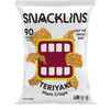 Snacklins Plant Based Crisps Teriyaki Flavor 12 Pack Of 0.9Oz Bags Vegan Gluten Free Grain Free Kosher Crunchy Puffed Snack With Only 90