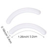 24 Pcs Curler Refill Eyelash Curler Refill Pads Silicone Rubber Soft Curler Replacement Refills Pads For Universal Eyelash Curler White