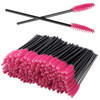 100Pcs Disposable Eyelash Brushes For Eye Lashes And Makeup Rose
