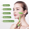 Aecw Natural Jade Roller For Face Eyes Tool Jade Facial Roller Noiseless Facial Massage Roller
