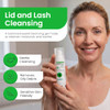 Optase Tto Eyelid Cleansing Gel 1.7 Fl Oz Tea Tree Oil Eyelid Cleanser For Gentle Daily Lid And Lash Cleansing Made With Hyaluronic Acid