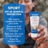 Badger Sport Mineral Sunscreen Spf 40 Zinc Oxide Reef Safe 2.9 Fl Oz