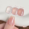 Gaoy Icy Jelly Gel Nail Polish Set Of 6 Colors Including Red Pink Nude Gel Polish Kit Uv Led Soak Off Polish Home Diy Manicure Nail Salon