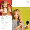 Natural Boar Bristle Hair Brush Mini Size Portable Easy Carry For Women Men Kids Dry And Wet Detangling Hair Brush Gently Enhances Shine For