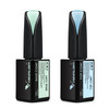 Venalisa 2 Pcs 15Ml Gel Nail Ploish Base And Top Coat Set No Wipe Gel Top Coat High Gloss Long Lasting Tempered Coat Polish Kit