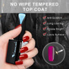 Venalisa 2 Pcs 15Ml Gel Nail Ploish Base And Top Coat Set No Wipe Gel Top Coat High Gloss Long Lasting Tempered Coat Polish Kit