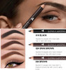 Ownest 6 Pcs Dark Brown Eyebrow Pencil Set Wooden Eyebrow Pen For Women Waterproof Long Lasting Brow And Eyeliner Pencil With Brush Beginner
