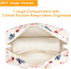 Narwey Full Size Toiletry Bag Women Large Cosmetic Bag Travel Makeup Bag Organizer Medicine Bag For Toiletries Essentials Accessories Large