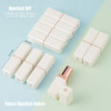 Allwon 10Pcs White Empty Lipstick Tubes Diy Lip Balm Container Square Tube