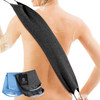 Casavida Back Scrubber For Shower 2 Pack Blue Plus Charcoal Gray