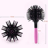 Aaiffey 3D Round Hair Brushes For Women Blow Drying Detangling 360 Degree Styling Brush For Thick Curly Hair
