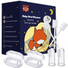 60 Pcs Little Fox Baby Oral Cleaner Plus 2 Pcs Finger Toothbrush With Cases Baby Tongue Cleaner Newborn Toothbrush Disposable Tongue And Gum