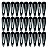 30 60 Pack Black 2 Inch Women Metal Snap Hair Clips Accessories No Slip Hair Barrettes Girls Women Hair Accessories Black 30Pcs