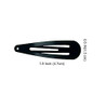 30 60 Pack Black 2 Inch Women Metal Snap Hair Clips Accessories No Slip Hair Barrettes Girls Women Hair Accessories Black 30Pcs