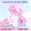 Nxj Infilila Glue Rings 100Pcs Disposable Plastic Glue Rings For Eyelash Extensions Nail Art Tattoo Holder Blossom Smart Cups For Eyelash