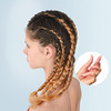 Minihope Mini Rubber Bands Soft Elastic Bands Clear Polyband Elastics 1000 Count For Women Kids Braids Hair Clear Fine Hair Pain Free