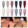 Gaoy Reflective Glitter Gel Nail Polish Set Of 6 Colors Uv Gel