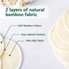 20 Packs Organic Reusable Makeup Remover Pads Washable Bamboo Cotton Rounds For All Skin Types With Cotton Laundry Bag