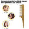 Zaycb Buffalo Horn Comb Anti Static Detangling Hair Styling Tool For All Hair Types Fine Tooth Comb For Men Women And Kids