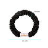 Hair Ties Silk Satin Scrunchies Small Mini Thin Elestics Ponytail Holder Hair Bands Skinny Scrunchy For Thick Curl Hair No Crease Hair Ties