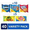 Oreo Chips Ahoy Nutter Butter Sour Patch Kids And Swedish Fish Candy And Cookies Variety Pack 40 Snack Packs