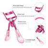 Uranian Eyelash Curlers Pink Lash Curler With 2 Silicone Refill Pads Glitter Handle Eye Lashes Curler Eyelashes Tool For Women And Girls