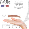 Camila Paris Cp3146 French Hair Banana Clincher Clip Classic Girls Updo Flexible Ponytail Holder Non Slip Interlocking Banana Comb Fashion