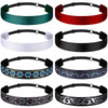 Sintege 8 Pcs Woman Elastic Headband Adjustable Non Slip Headbands Classic