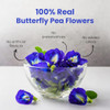Blue Tea Butterfly Pea Flower Tea 2.11 Oz 150 Plus Cups Antioxidant Rich Chemical Free Herbal Tea Caffeine Free Non Bitter No Preservatives