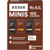 Rxbar Minis Protein Bars 6G Protein Gluten Free Snacks Chocolate Sea Salt And Peanut Butter Chocolate Variety Pack 7.3Oz Box 8 Bars