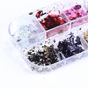 12 Colors Holographic Glitter Foils Laser Sequins Ultra Thin Film For Nail Designs Acrylic Supplies Manicure Tips Charm Decorations Diy