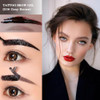Lsxia 2 Pcs Peel Off Tattoo Eyebrow Gel Gray Brown