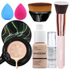 Phoera Foundation Air Cushion Cc Cream Foundation Foundation Full Coverage Phoera Face Primer Kabuki Brush Makeup Sponge 102 Nude Plus 02
