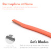 Facial Fuzz Free Razor Eyebrow Trimmer Chaosss Co. Professional Exfoliating Dermaplaning Tool Peach Fuzz Shaver And Multipurpose Home Skin