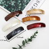 Retro Acrylic Hair Clips Set 6 Large Pieces Automatic Barrettes And Clasps For Thick Hair In 6 Colors For Women And Girls