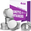24 Pack 4Oz Aluminum Balm Tins Jar Containers For Lip Balm Cosmetic Salve
