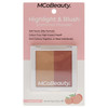 Mcobeauty Highlight And Blush Two Toned Powder Duo A Gorgeous Flush Of Radiance And Color Satin Blush And High Shine Highlighter Highly
