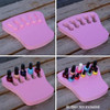Butterfox Nail Polish Organizer Holder Nail Art Manicure Hand Stand Mat Rest Work Station Pink