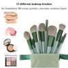 Koccido Makeup Brushes 22 Pcs Makeup Kit Foundation Brush Eyeshadow Brush Make Up Brushes Set Green 22 Piece Set